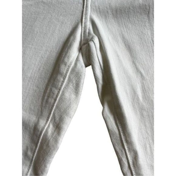 Levi’s White Capri Denim Cuffed Hem size 8 - Picture 3 of 8